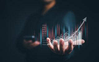 Informed investor analyzing rising stocks, tracking biggest stock gainers today.